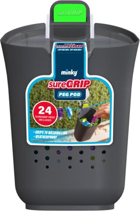 Image du produit Minky - Panier avec pinces à linge BRITE