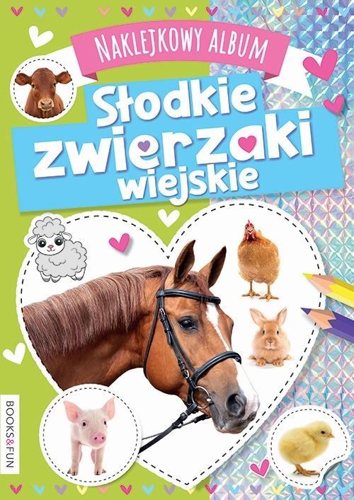 Süsses Stickeralbum mit Landtieren