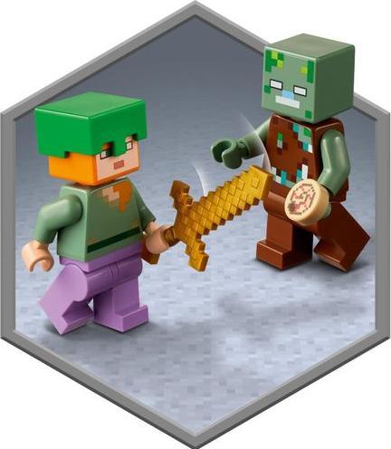 Actual product image LEGO The coral reef (21164, LEGO Minecraft)