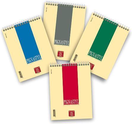 Actual product image Pigna Pignastyl writing notebook Multicolour A5 60 sheets (A5)