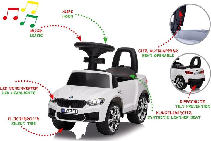 Actual product image Jamara BMW M5 slide white