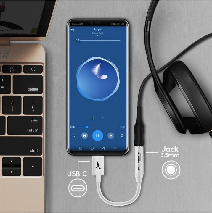 Produktbild Akashi USB-C / 3.5mm Klinke Audioadapter (3.5mm Klinke, 3.5mm Klinke)