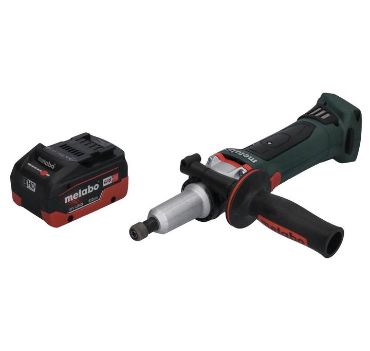 Produktbild Metabo GA 18 LTX G Akku Geradschleifer 18 V 6 mm + 1x Akku 8,0 Ah - ohne LadegerÃ¤t (Geradschleifer)