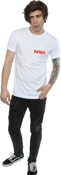 Immagine prodotto Nasa Modern Logo Chest Maglietta Uomo (L)