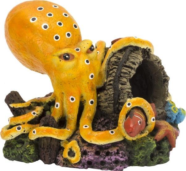 Actual product image 4fish Blaeksprutte med tønde 11,5x8,7x8,7 cm (Embellishment, other items)
