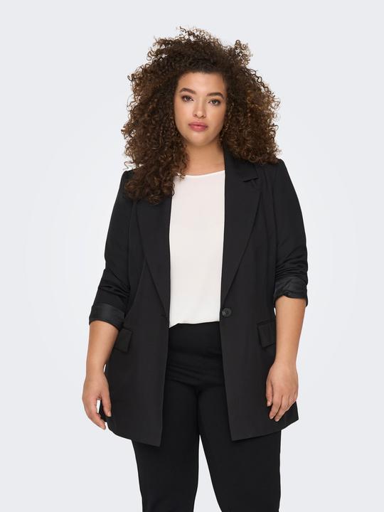 Actual product image Only Curvy Plain Blazer (52)
