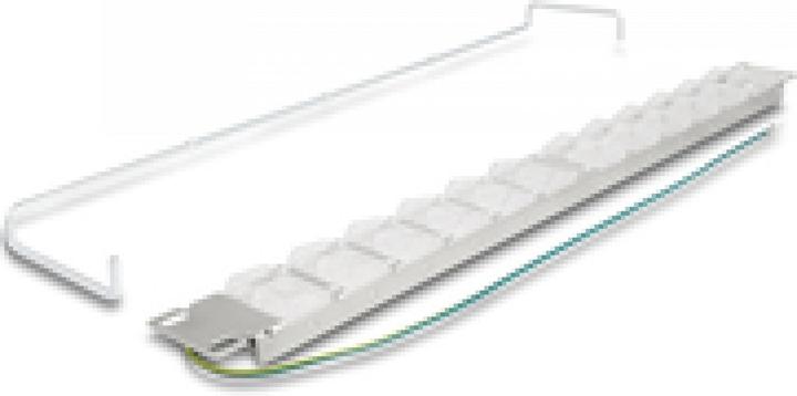 Produktbild Delock 19" Keystone Patchpanel mit 24 neigbaren Ports und En