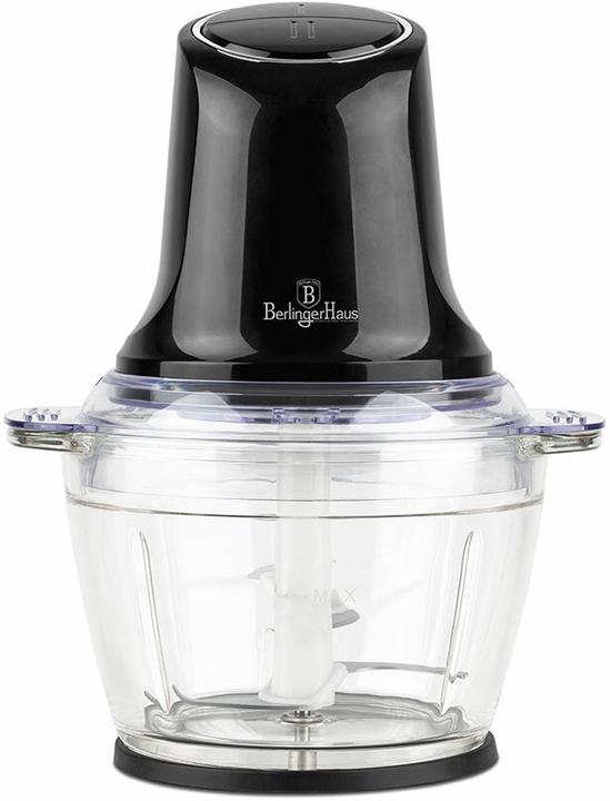 BerlingerHaus Haus Zerkleinerer 1 Liter Black Silver Collection (1000 ml, 500 W)