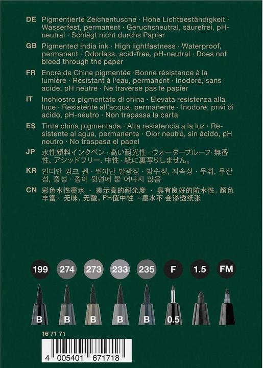 Produktbild Faber-Castell Pitt Artist Pen (8x)