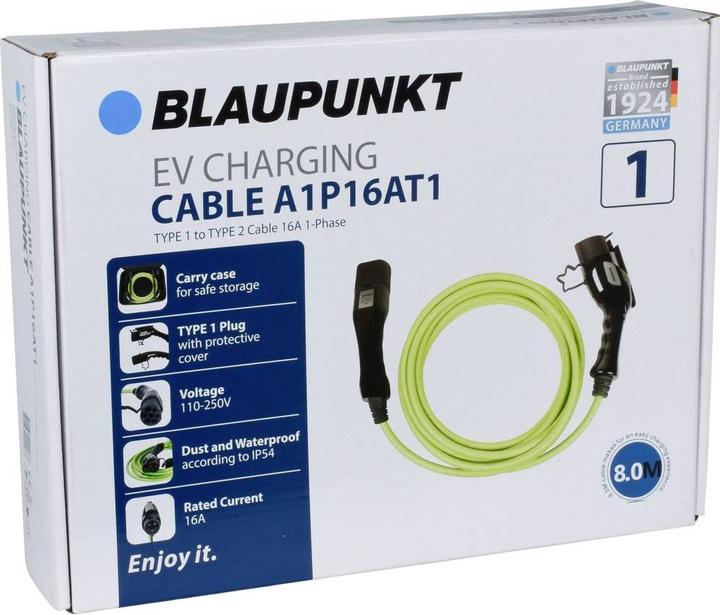 Produktbild Blaupunkt Ladekabel (Typ 2, 3.70 kW, 16 A, 8 m)