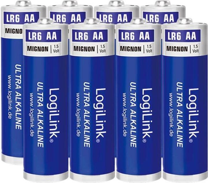 Actual product image LogiLink Ultra Power (8 pcs., AA, 1700 mAh)