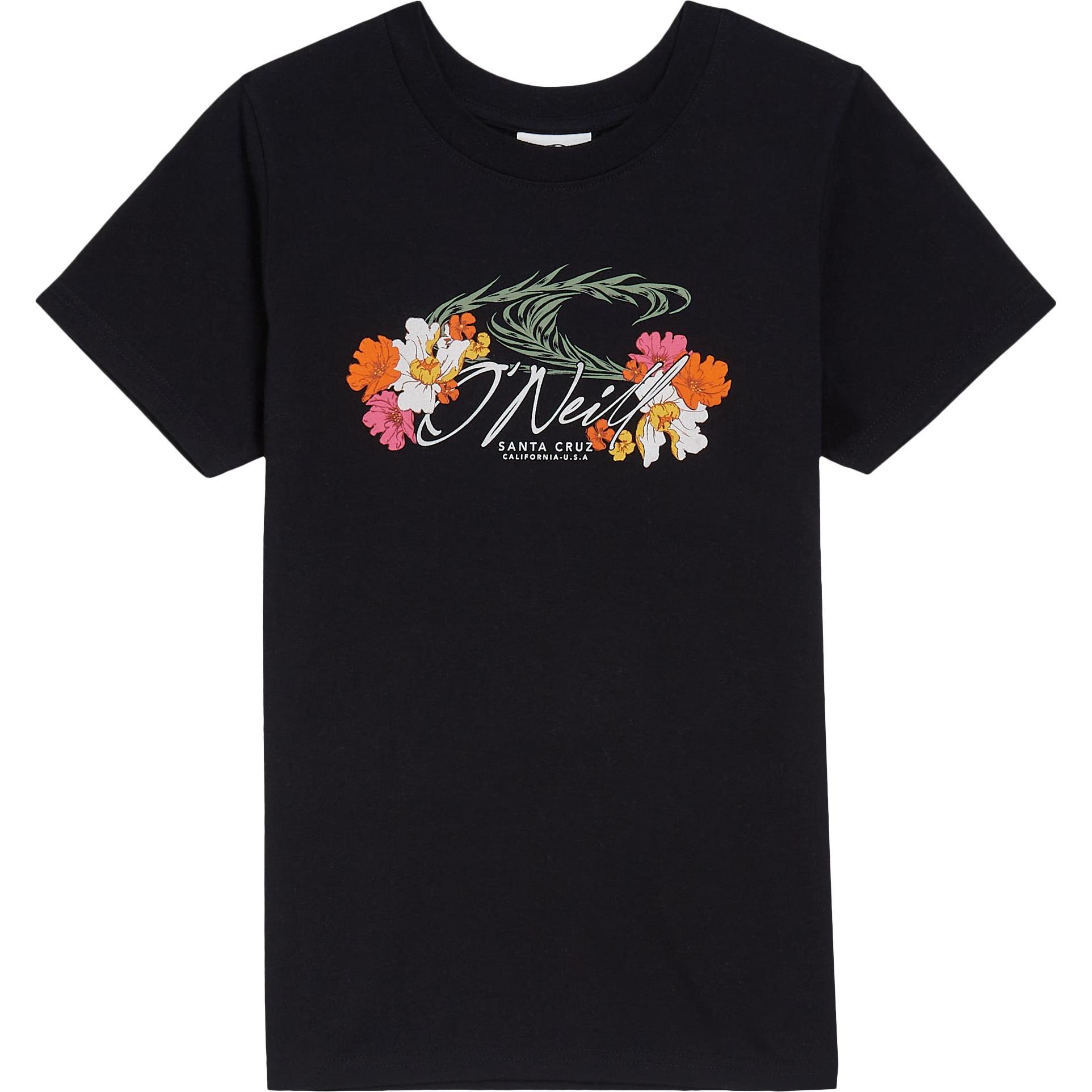 O'Neill, Mädchen, Sportshirt, Sefa Graphic T-Shirt (152), Schwarz, 152