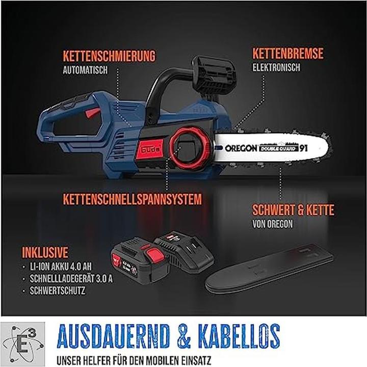 Produktbild Güde Akku Kettensäge KS 18-401-30 (58406) (Akku Kettensäge)