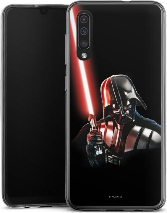 Produktbild DeinDesign Silikon Hülle für Samsung Galaxy A50 Handyhülle Case Smartphone Schutzhülle Star Wars Darth Vader (Samsung Galaxy A50)
