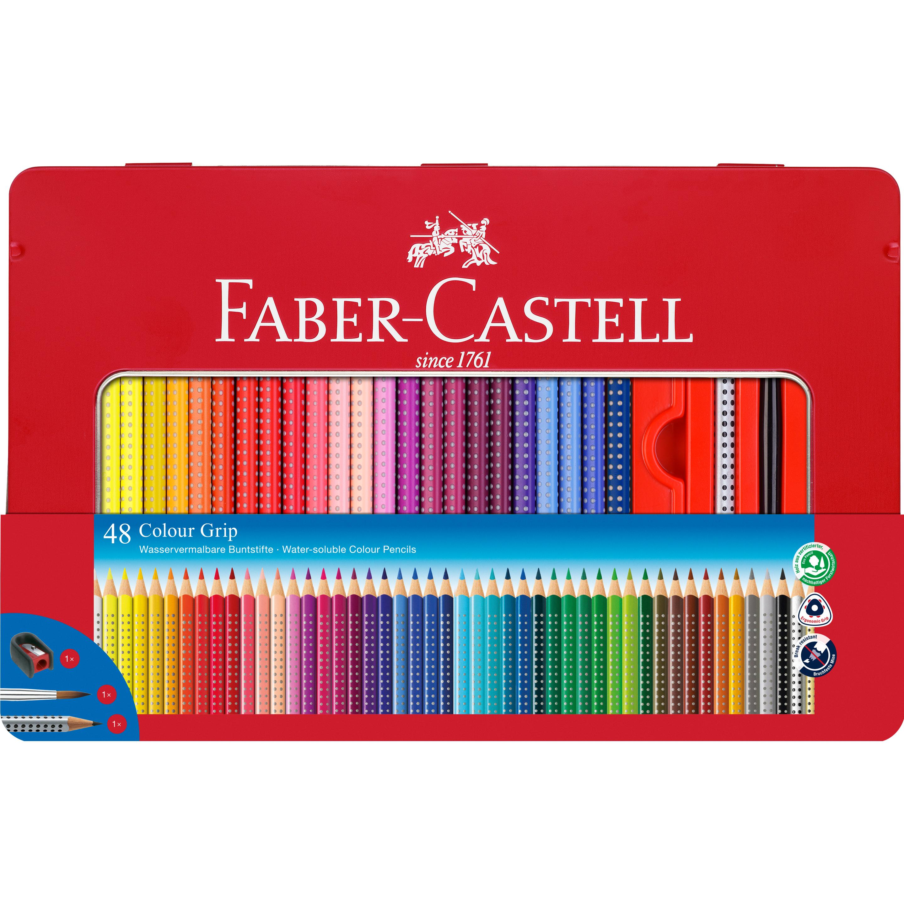 Faber-Castell, Malstifte, Colour Grip (Mehrfarbig, 48 x)
