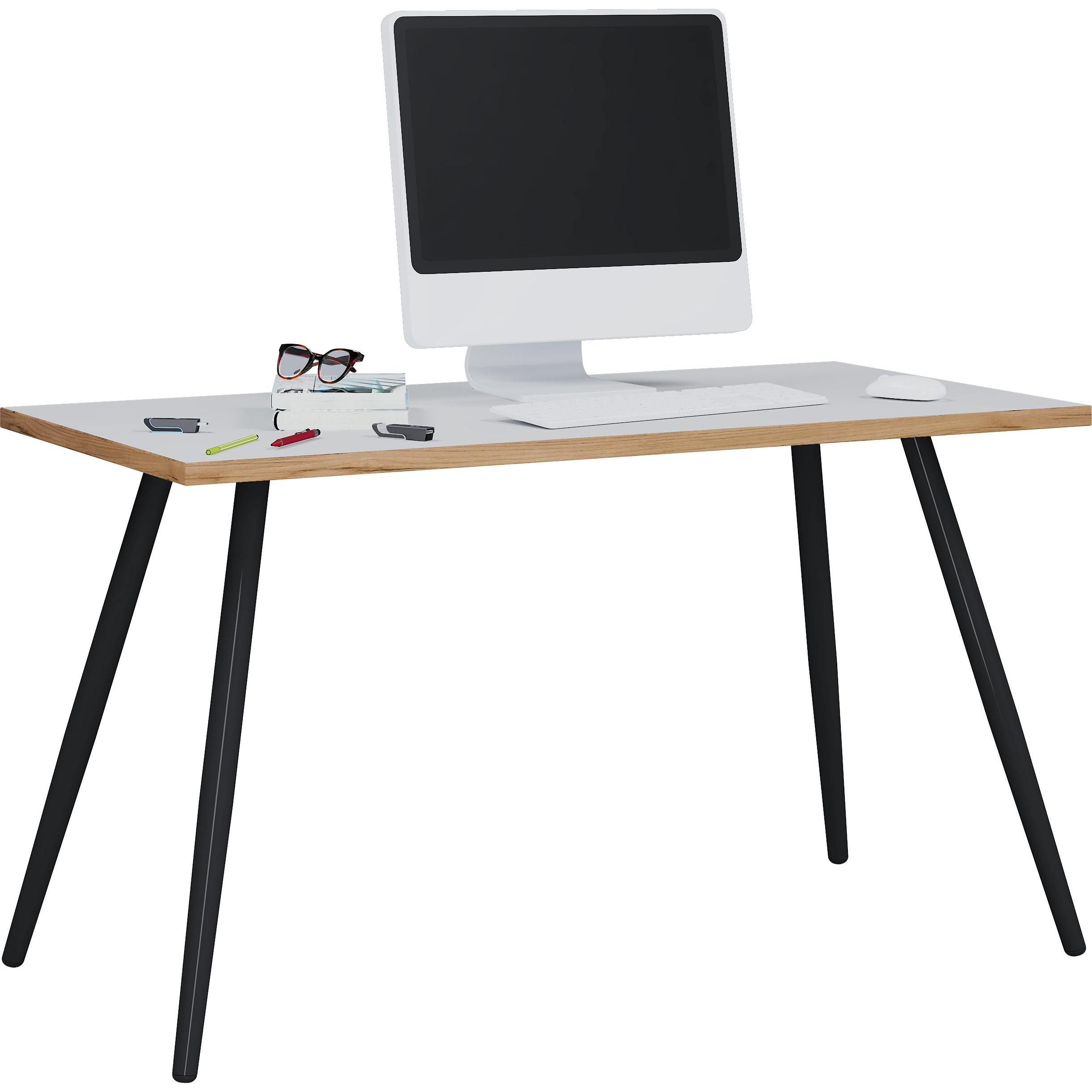 VCM, Schreibtisch, Holz Schreibtisch Bürotisch Salia 138x80