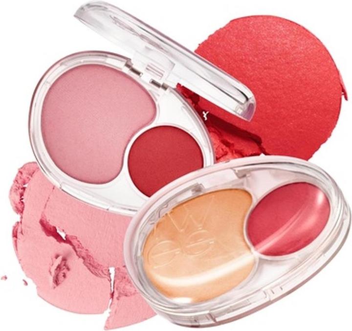Produktbild Fwee Mellow Dual Blush Rd01 Follow Me Dual Color Jelly Texture 12 Colors
