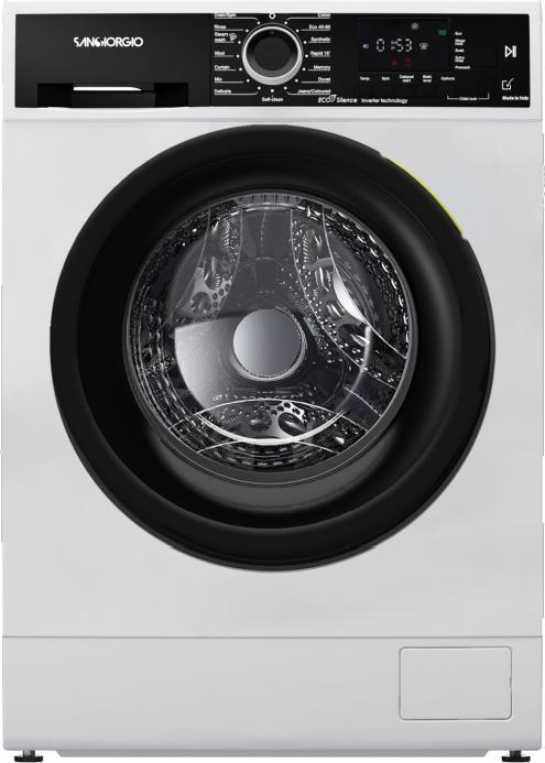 Produktbild SanGiorgio Frontlader-Waschmaschine 8 kg, 1400 U/min, Inverter-Motor (8 kg, Links)
