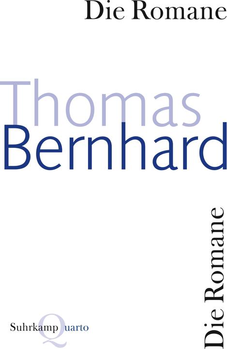 Produktbild Die Romane (Deutsch, Thomas Bernhard, 2008)