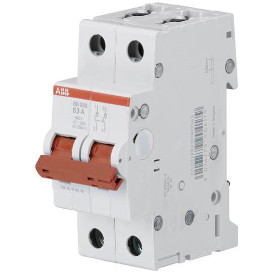 ABB, Schutzschalter, SD202/25 Lasttrennschalter 2P, 25A 2CDD282101R0025