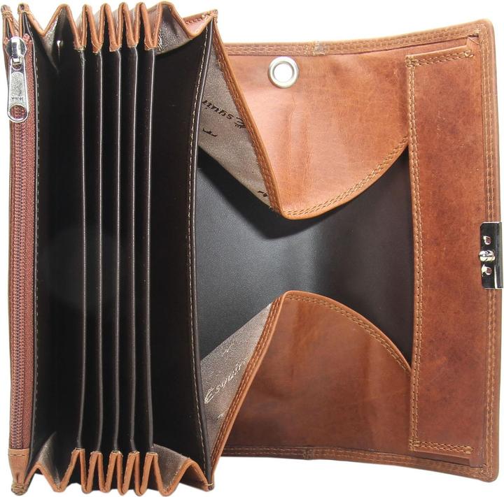 Actual product image Esquire Dallas waiter's wallet leather 18 cm