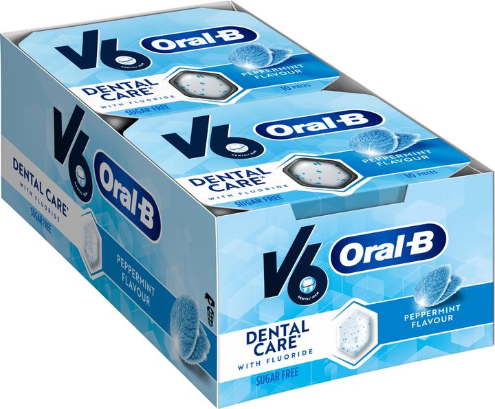 Immagine prodotto V6 OralB Kaugummi Peppermint (12 pz., 310 g)