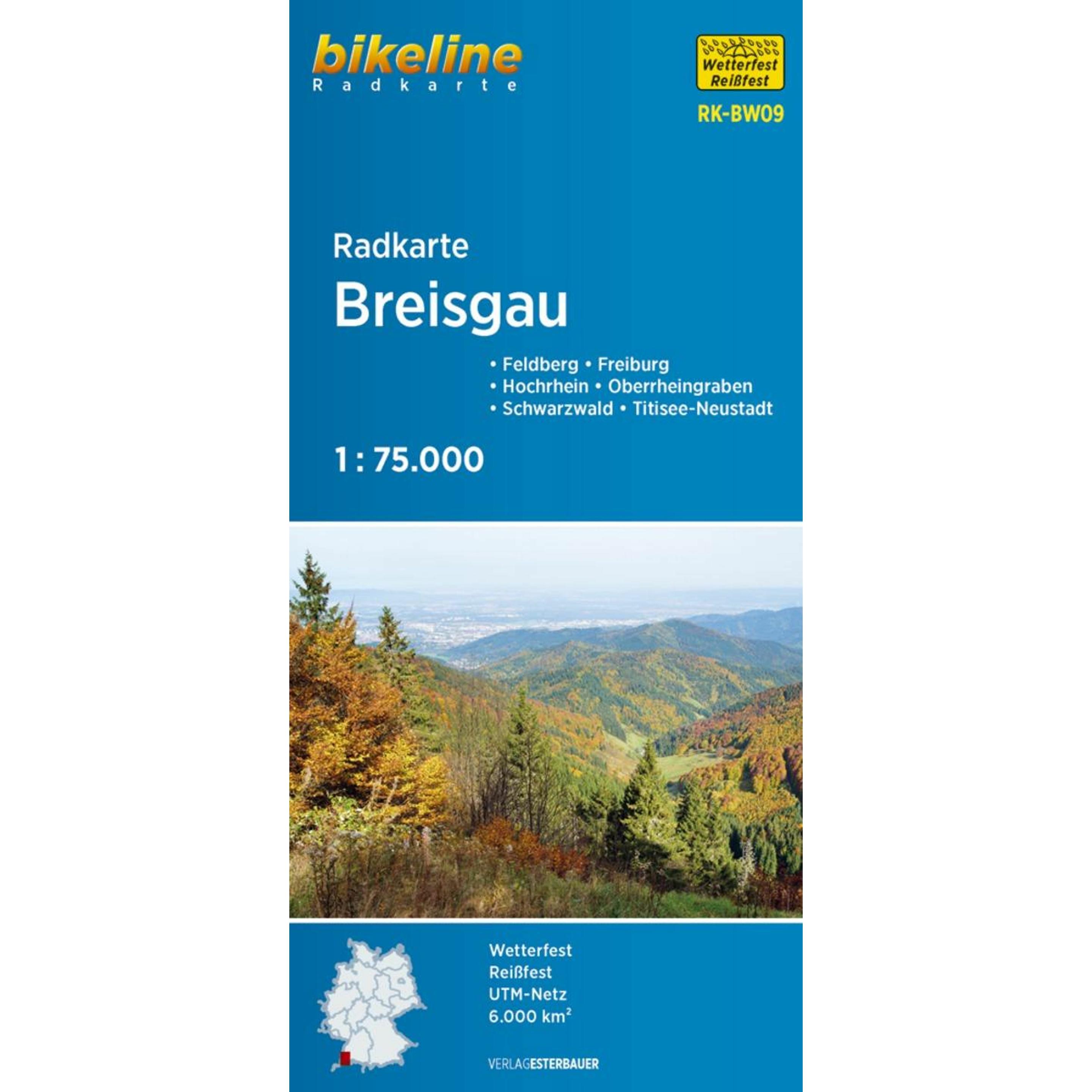Esterbauer Bikeline Radkarten. Breisgau RK-BW09 (35190826)