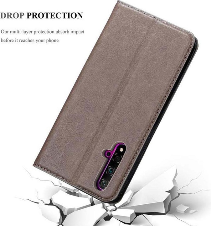 Actual product image Cadorabo Book Invisible Magnet Cover (Huawei Nova 5T)