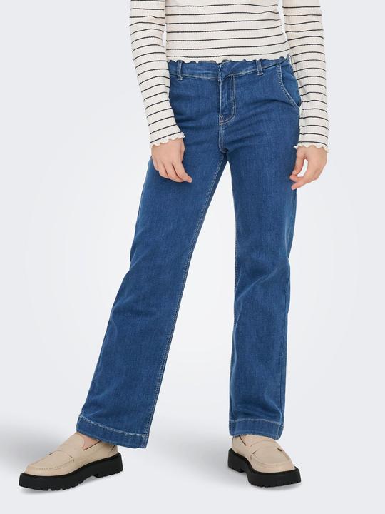 Immagine prodotto Only KOGWILMA Gerade geschnitten Jeans Jeans mit weitem Bein (128)