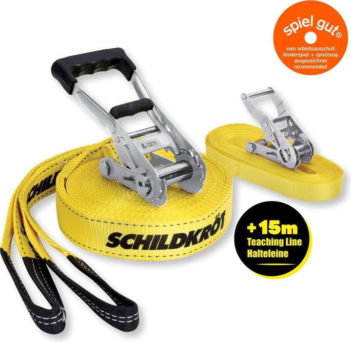 Schildkröt Slackline mit Teaching Line