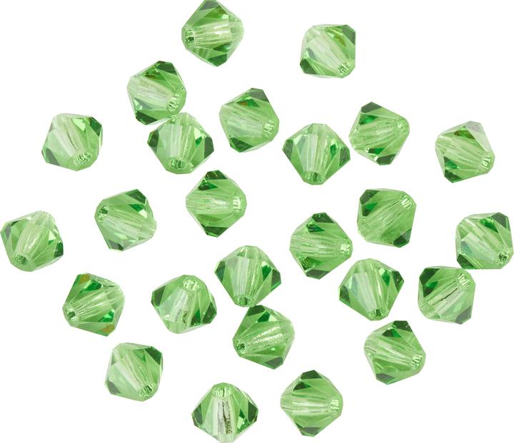 Immagine prodotto Pracht Perline glitterate in vetro, 4 mm, 25 pezzi.