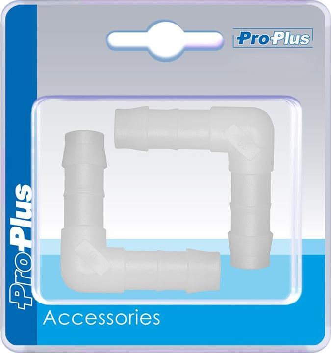 ProPlus Raccord de tuyau coudé 10mm 2 pièces dans blister