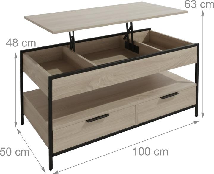 Image du produit Relaxdays Couchtisch