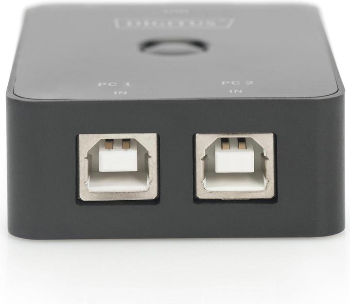 Image du produit Digitus Commutateur de partage USB 2.0 (USB-A, 2 ports)