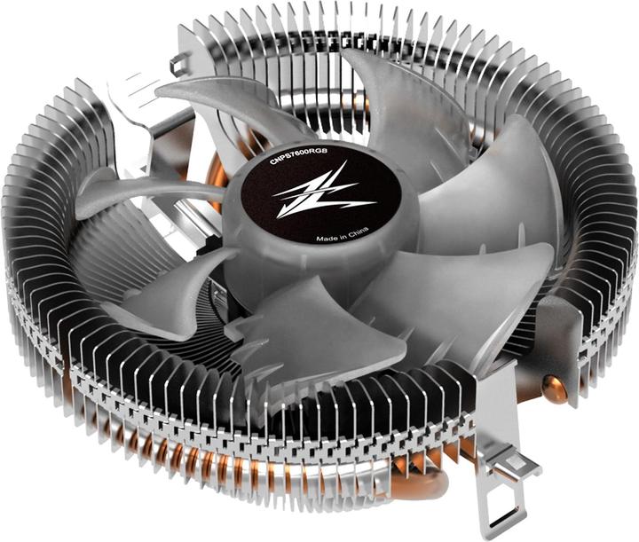 Actual product image Zalman CNPS7600 RGB Low profile Flower Heat Sink CPU Cooler TDP 95W 92mm FAN pwm
