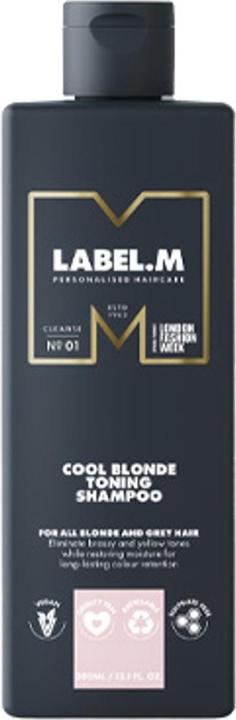 Produktbild Label.M Professional Kühles Blondes Toning Shampoo 1000ml (1000 ml, Flüssiges Shampoo)