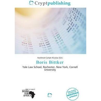 Boris Bittker, Fachbücher