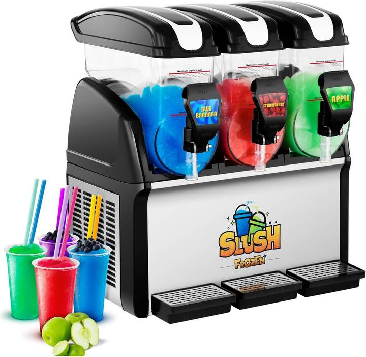 Produktbild Royal Catering Slush Maschine Slushmaschine Eismaschine Gastronomie 3 X 15 Liter