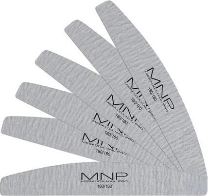 Mesauda MNP Zebra Curved File 100/180 6pcs - Curved Nail File