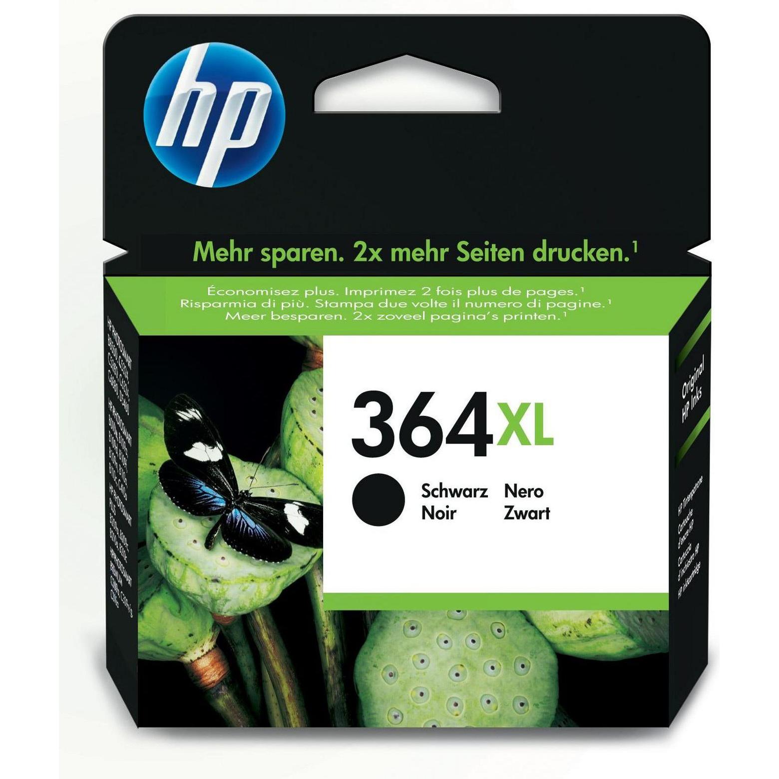 HP, Druckerpatrone, Ink Black, 9ml