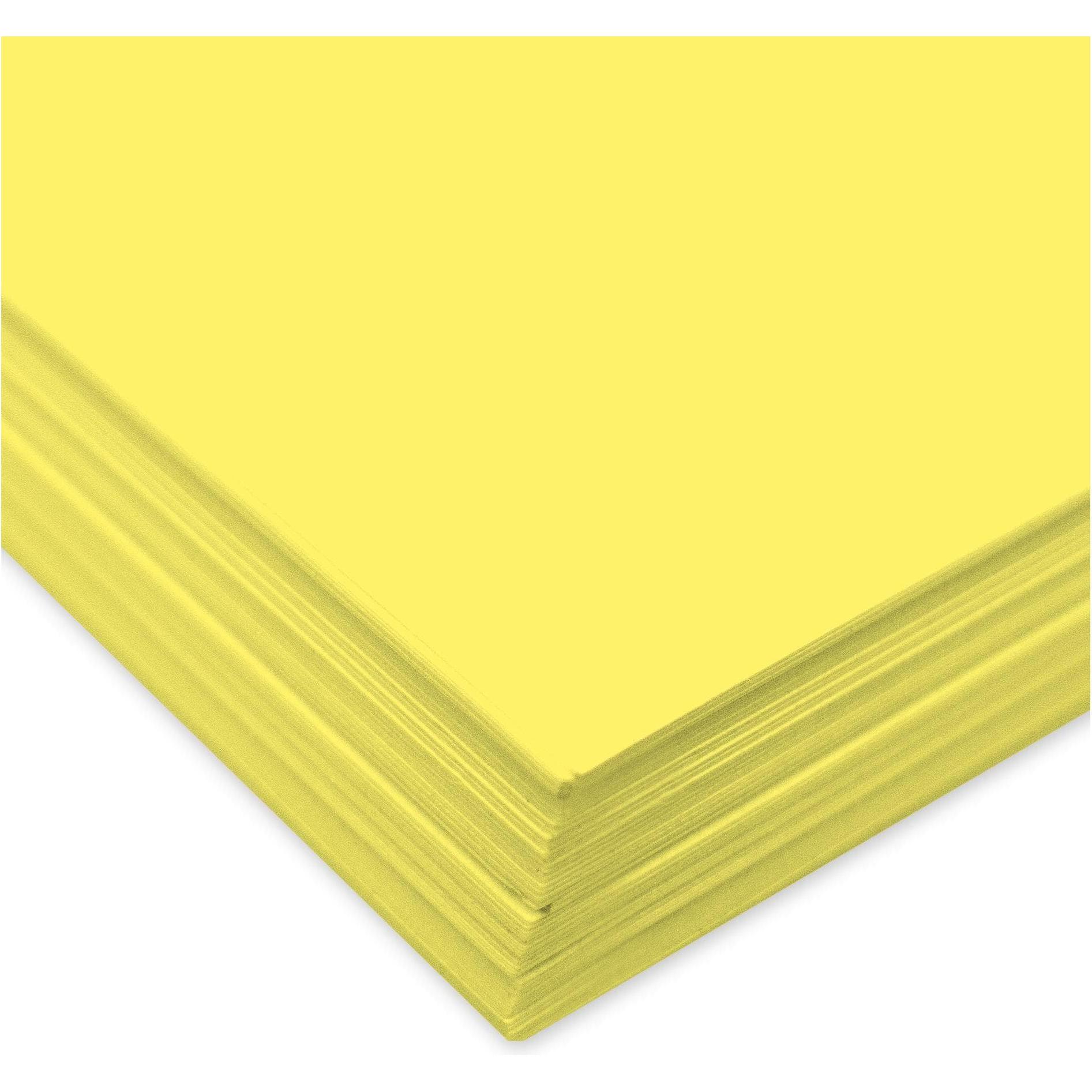 Thumbnail - Ursus, Kopierpapier, Tonzeichenpapier A4, 130 g/m², 100 Blatt, Intensivgelb (130 g/m², A4)