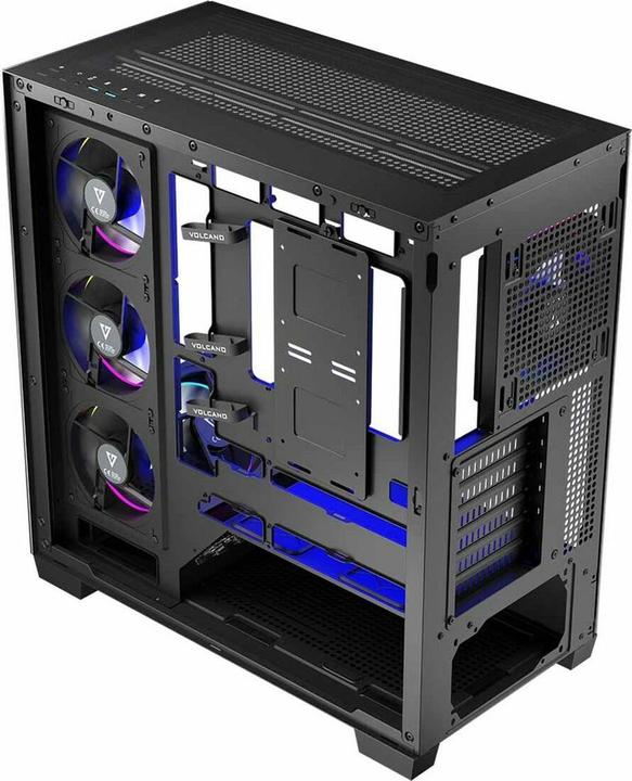 Image du produit Modecom Computergehäuse VOLCANO STELLAR ARGB MIDI 5F (ATX, mATX, Mini-ITX)