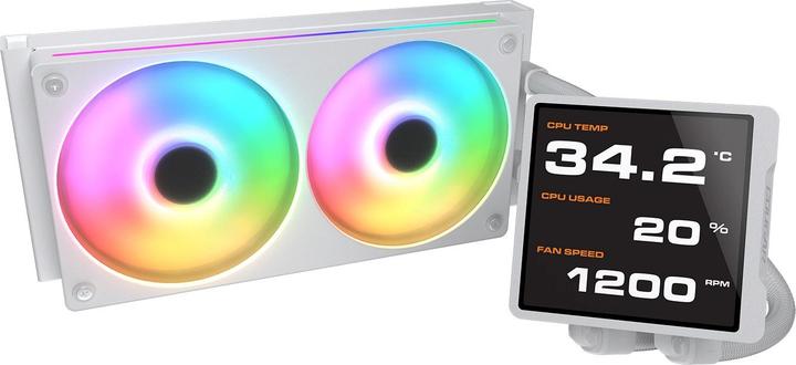 Immagine prodotto Cougar CPU Wasserkühlung Poseidon Vistek Pro 240,ARGB,Weiss