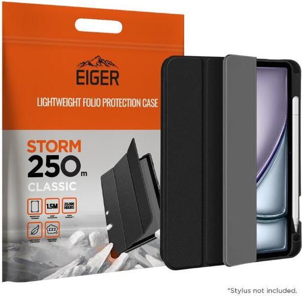 Eiger Storm 250 Classic Case (iPad Air 13 2025, iPad Pro 12.9 2018 (3. Gen), iPad Pro 12.9 2020 (4. Gen), iPad Pro 12.9 2021 (5th Gen), iPad Pro 12.9 2022 (6th Gen), iPad Air 13 2024 (M2))