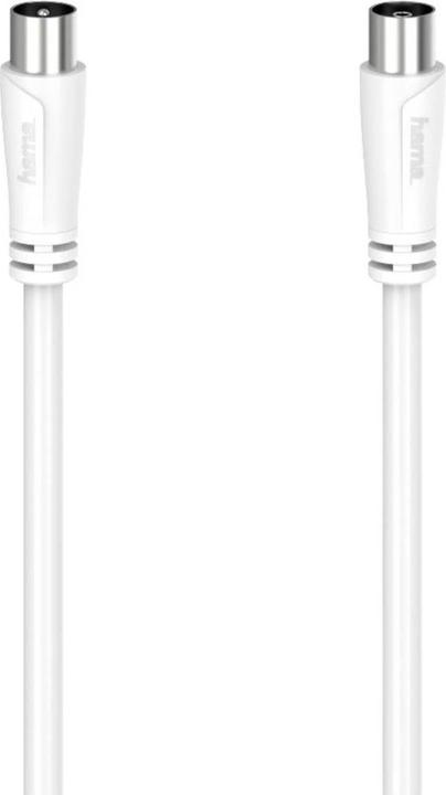 Image du produit Hama Prise coaxiale mâle - prise coaxiale femelle (90 dB, Câble d'antenne)