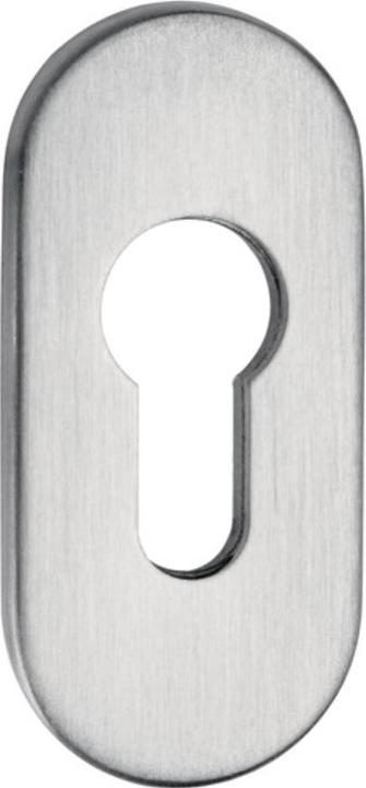 Image du produit EDI Cliprosette anti-feu 0813/6 Acier inoxydable EST Rosace ovale Porte profilée (Garniture de porte)