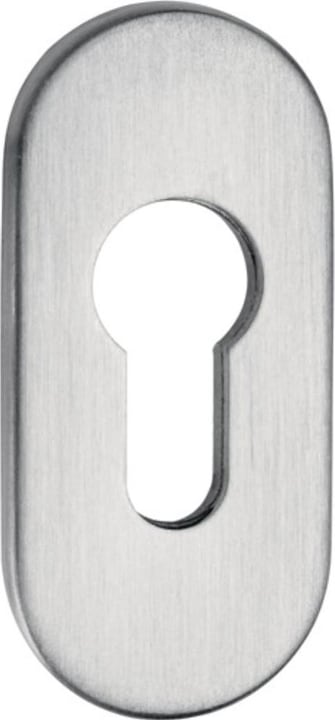 EDI Cliprosette anti-feu 0813/6 Acier inoxydable EST Rosace ovale Porte profilée (Garniture de porte)