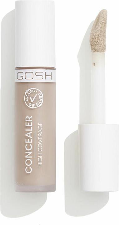Productafbeelding Gosh Concealer High Coverage mocna kryjący korektor z aplikatorem 001 Porselein 6ml (001 Porselein)