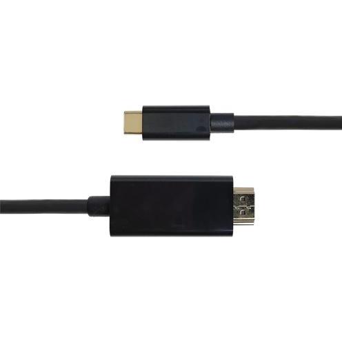 Thumbnail - Deltaco 00140019 video cable adapter USB Type-C HDMI Black (1 m, HDMI), Video Kabel