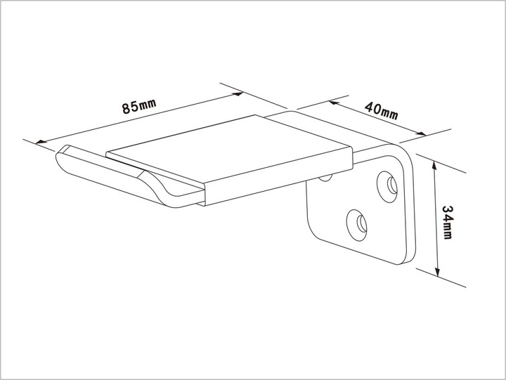 Produktbild Multibrackets Kopfhörerhalter Wand, Alu, silber, max 1 kg